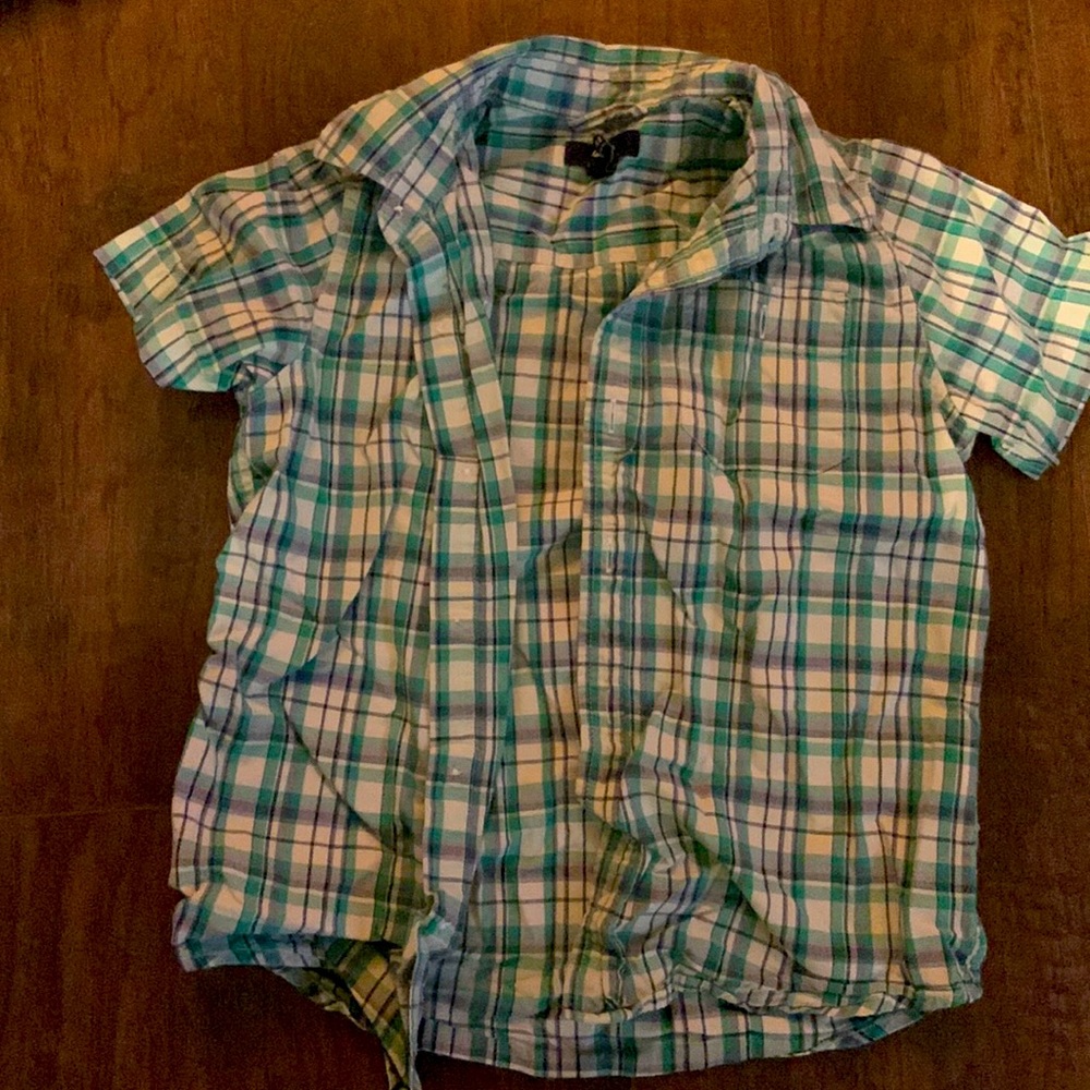 Gap Kids Plaid Button Down Infants
